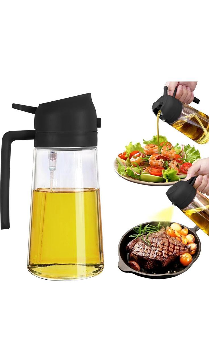 2-in-1 Oil Sprayer Bottle